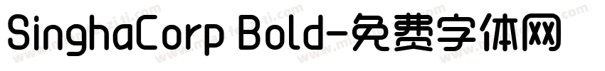 SinghaCorp Bold字体转换